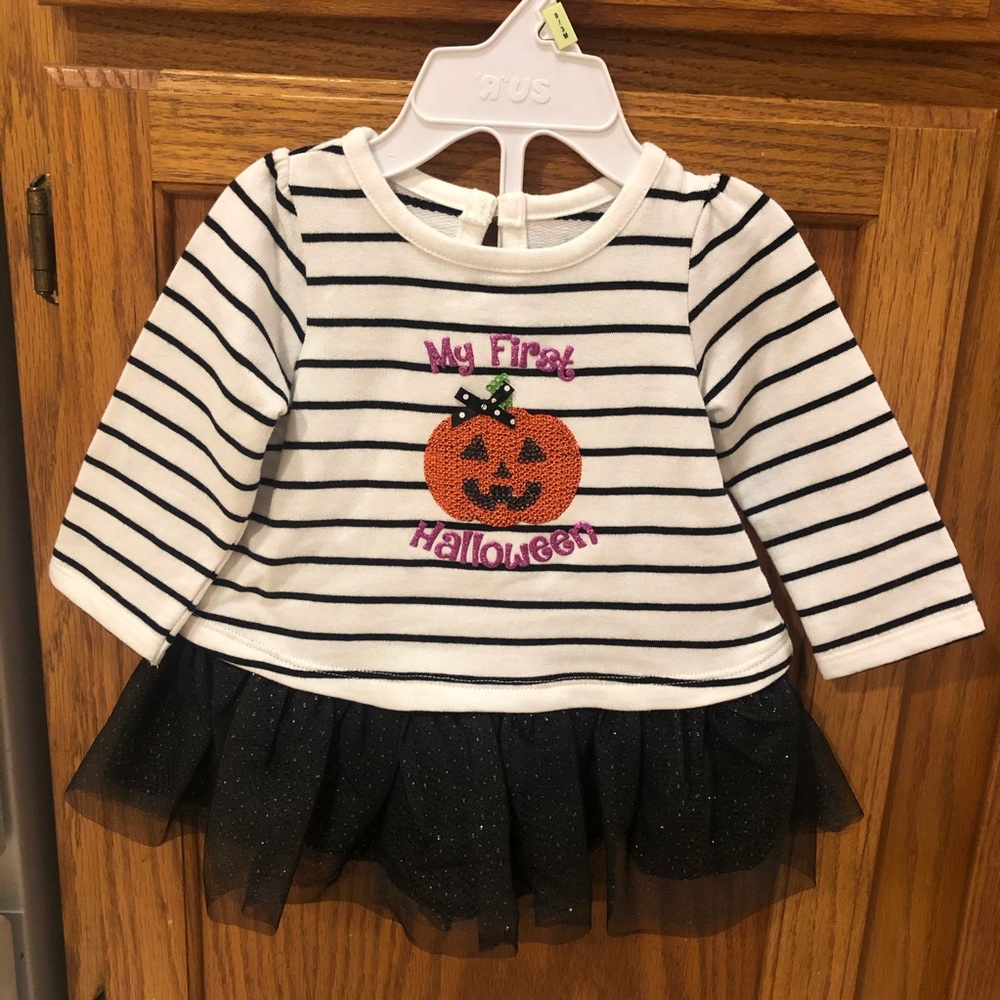 Halloween pumpkin outfit 0-3 months